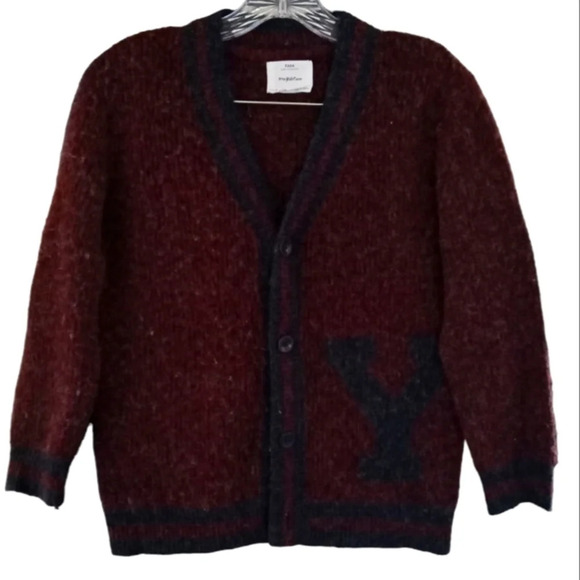 Zara Kids Knit Wear Boys Button Front Wool Blend Cardigan Size 9 - Picture 1 of 5